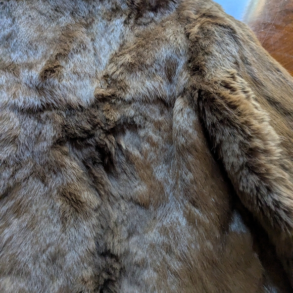 Vintage Brown Rabbit Fur Jacket - Picture 5 of 16